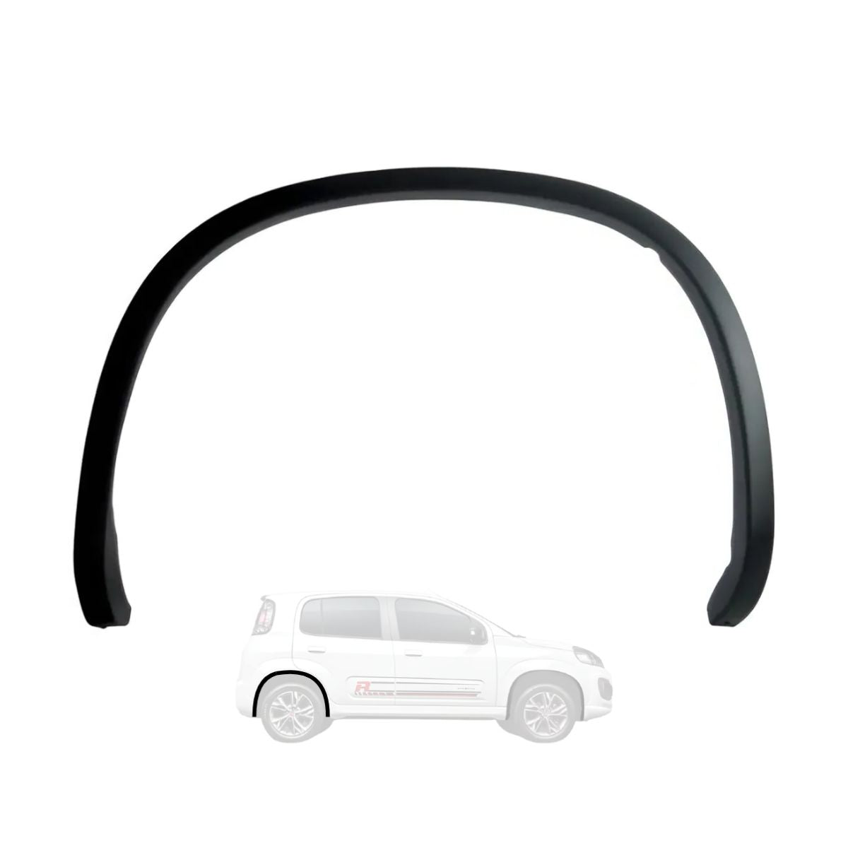 Moldura Tapabarro Trasero Derecho Fiat Novo Uno Sporting (OEM: 100219719)
