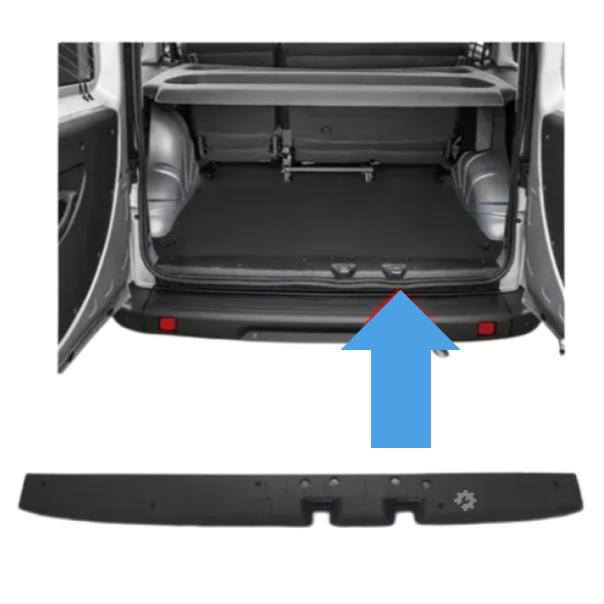 Moldura de solera de maletero original Fiat Doblo 2010-2021 (OEM: 735619883)