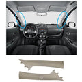 Par de molduras de columna de parabrisas Nissan Versa 2014-2019