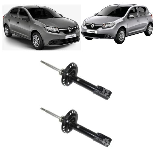 Par de amortiguadores delanteros Renault Sandero Logan 2014-2018 (OEM: 543028783R)