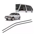 Par de molduras vierteaguas para Fiat Elba, Premio y Uno Mille 4 puertas (OEM: 7529769 7529770)