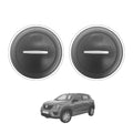 Par de difusores de aire laterales con filete blanco para Renault Kwid 2017-2023