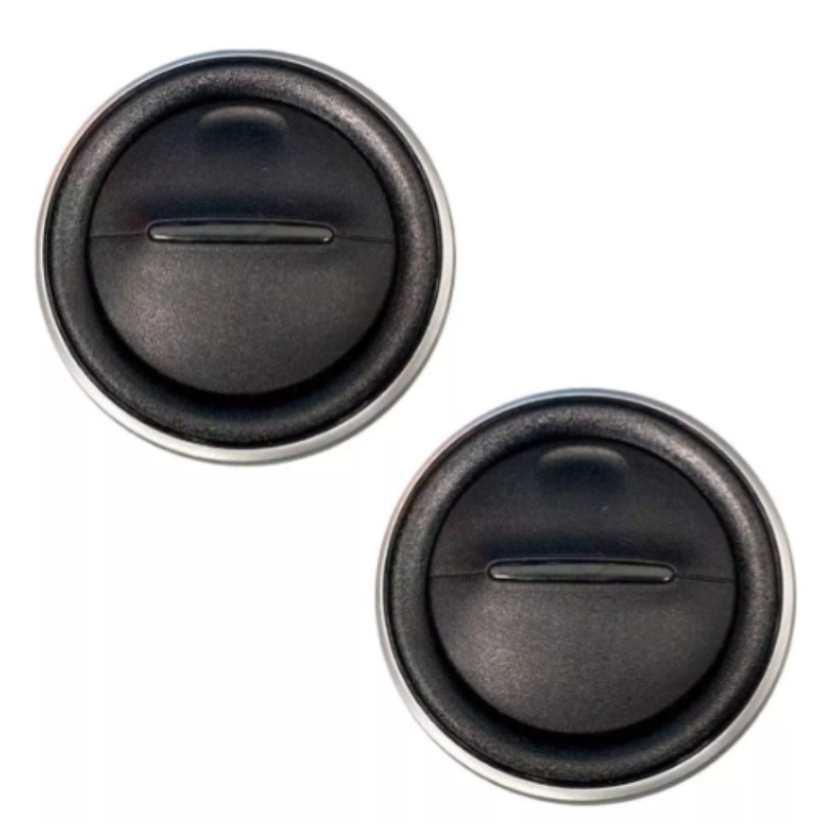 Par de difusores laterales de aire color plata para Renault Kwid (OEM: 687607209R)