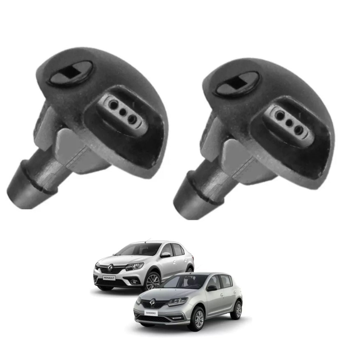 Par de sapitos limpiaparabrisas para Logan, Sandero, Duster, Scenic (OEM: 289321198R)