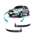 Par de guías de parachoques delantero para Palio, Siena y Strada Original (OEM: 51834853 51834851)