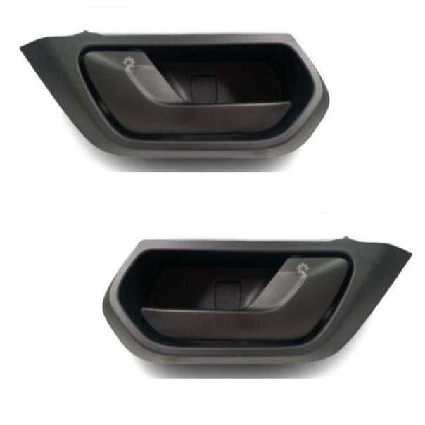 Par de manillas de puerta interiores delantera y trasera para Fiat Nova Strada (OEM: 100264893 100264895)