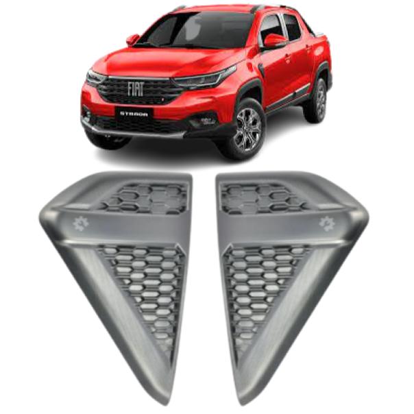 Par de molduras aplique de tapabarro para Nova Strada original (OEM: 100256669 100256671)