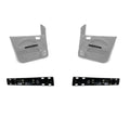 Par de molduras de apoyo para tirador de puerta delantera Uno Fiorino 2 puertas