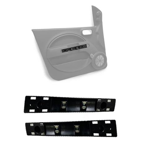 Par de molduras de apoyo para manilla de puerta delantera para Nuevo Uno 4 puertas 2011-2015