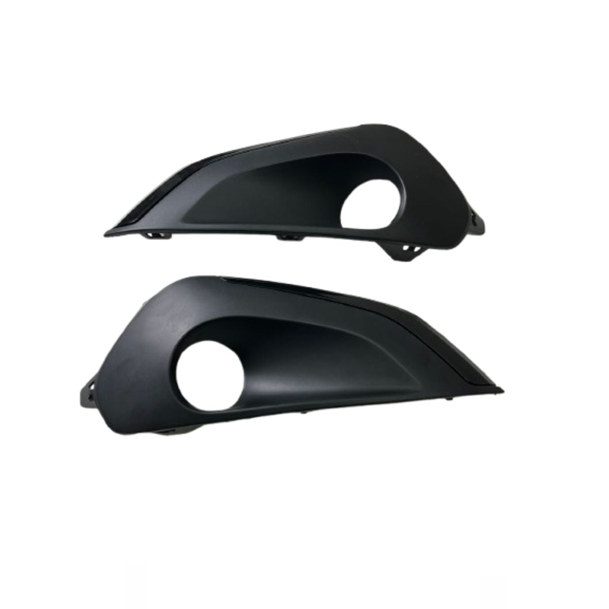 Par de molduras de foco neblinero Peugeot 208 negro (OEM: 98154214XT 98154220XT)