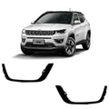 Par de molduras de foco neblinero negras para Jeep Compass (OEM: 53294709 53294710)