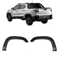 Par Moldura Llanta Tapabarro Trasera Fiat Nova Strada 2020 (OEM: 100256659 100256663)