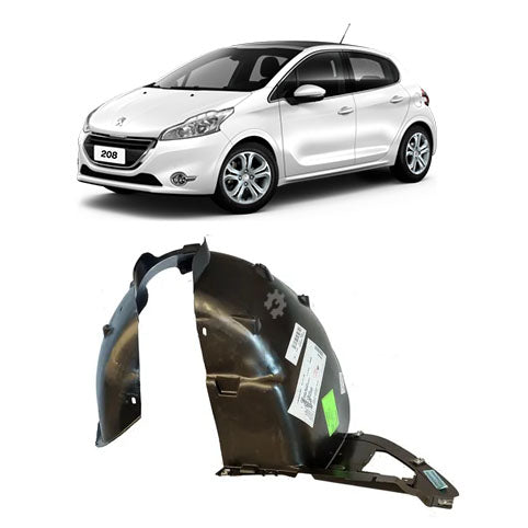 Tapabarro delantero izquierdo original Peugeot 208 (OEM: 9677213380)