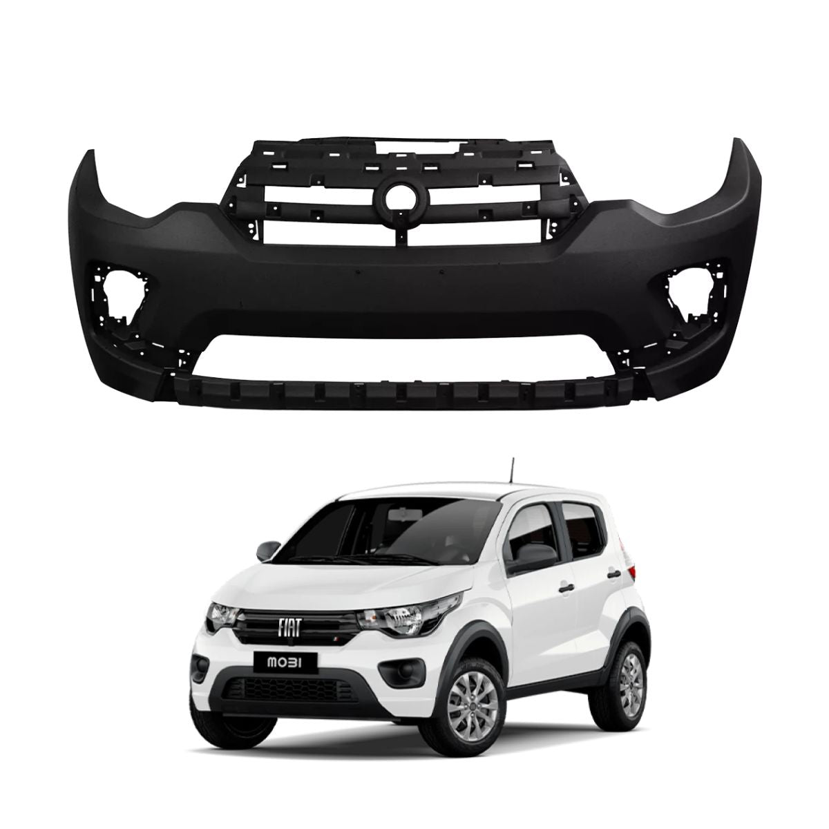Parachoques Delantero Fiat Mobi 2017 a 2024 (OEM: 100242471)