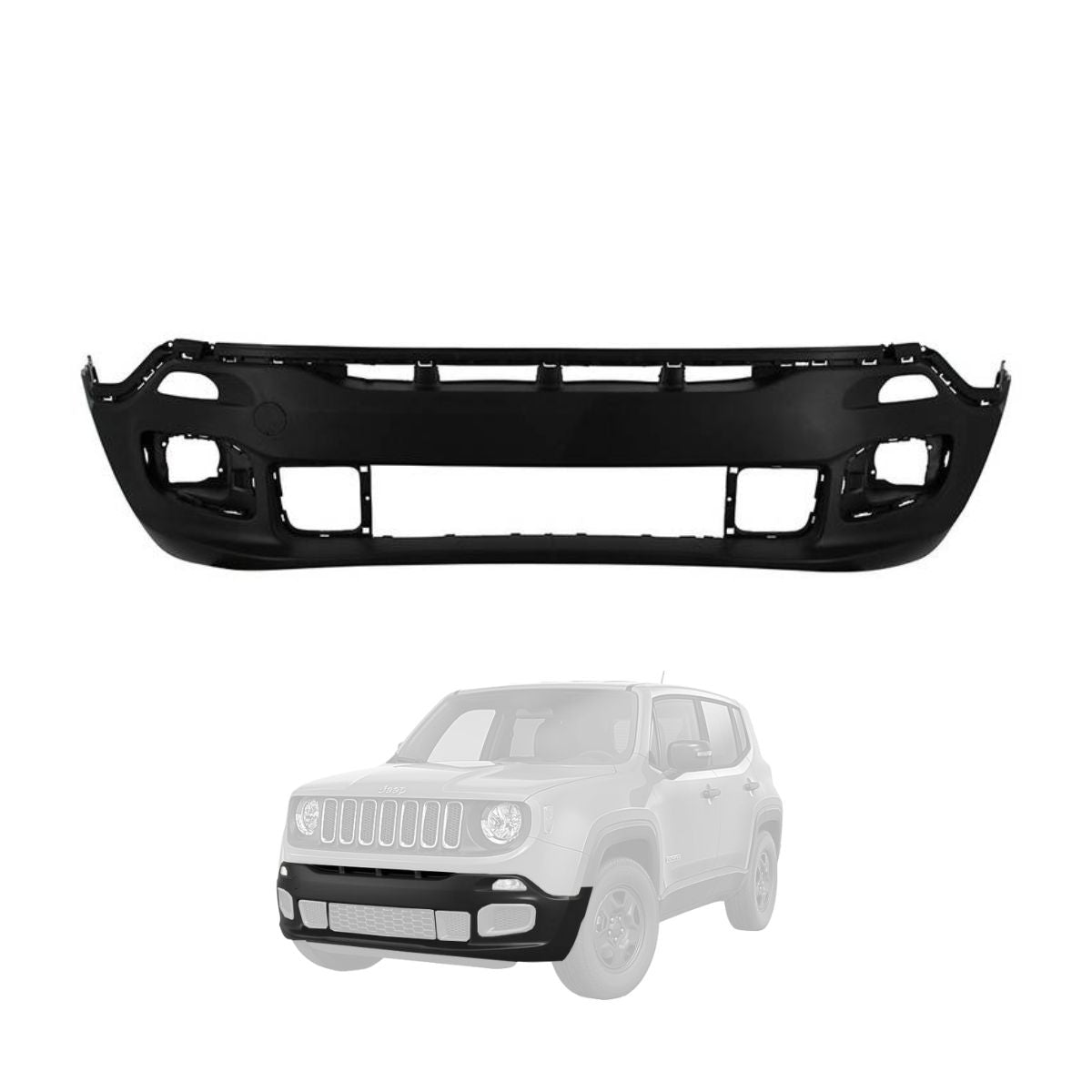 Parachoques Delantero Inferior Jeep Renegade 4x2 1.8 2016-2019 (OEM: 735598589)
