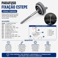 Perno de fijación de repuesto para Argo, Cronos, Mobi y Novo Uno (OEM: 51882994)