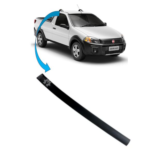 Moldura de techo lado derecho Fiat Strada cabina simple 2004-2019 (OEM: 51741700)
