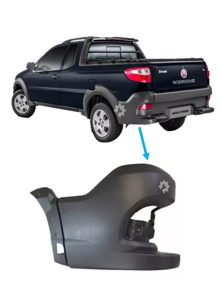 Puntera de Parachoques Izquierdo Strada Working 2014 2019 (OEM: 100208792)