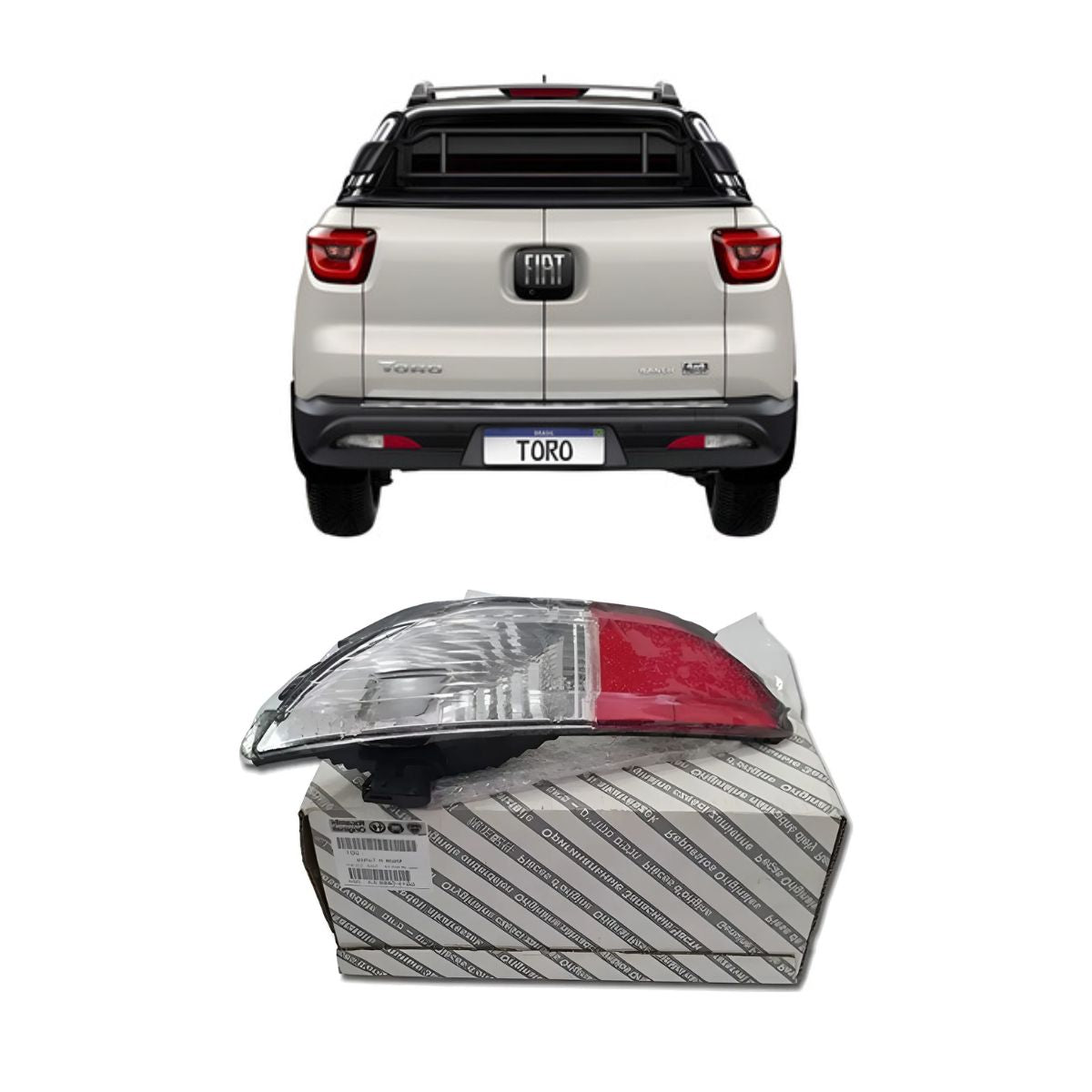 Reflector trasero izquierdo original Fiat Toro Punto (OEM: 51718013)