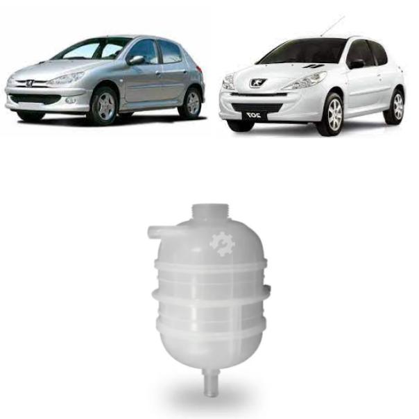 Depósito de agua radiador original Peugeot 206 207 1.4 1.6 (OEM: 132311)