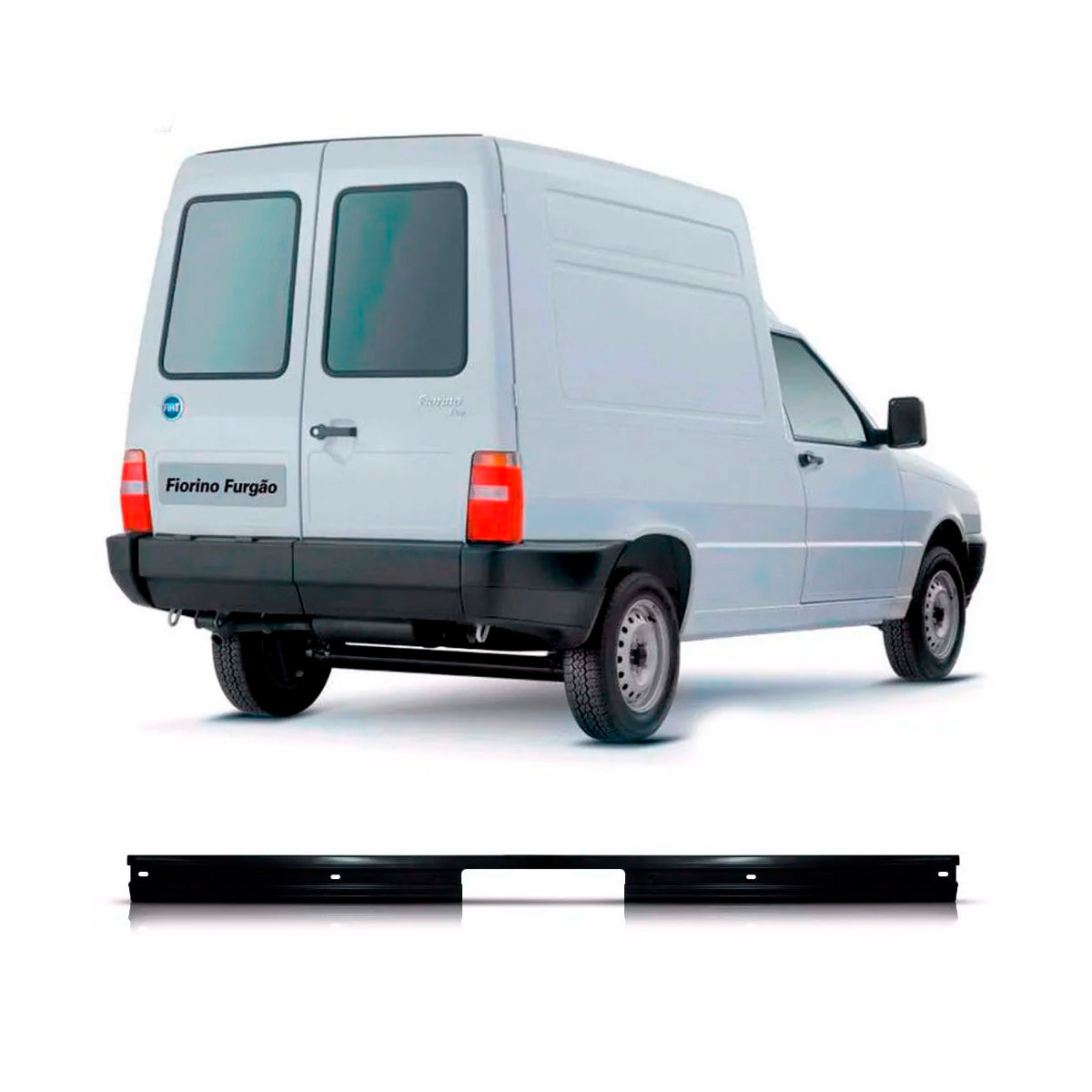 Moldura de puerta trasera para Fiat Fiorino Furgón 1988 a 2013