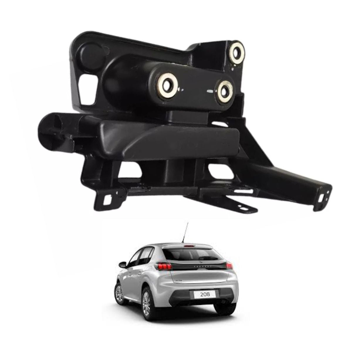 Soporte derecho guía parachoques trasero Peugeot 208