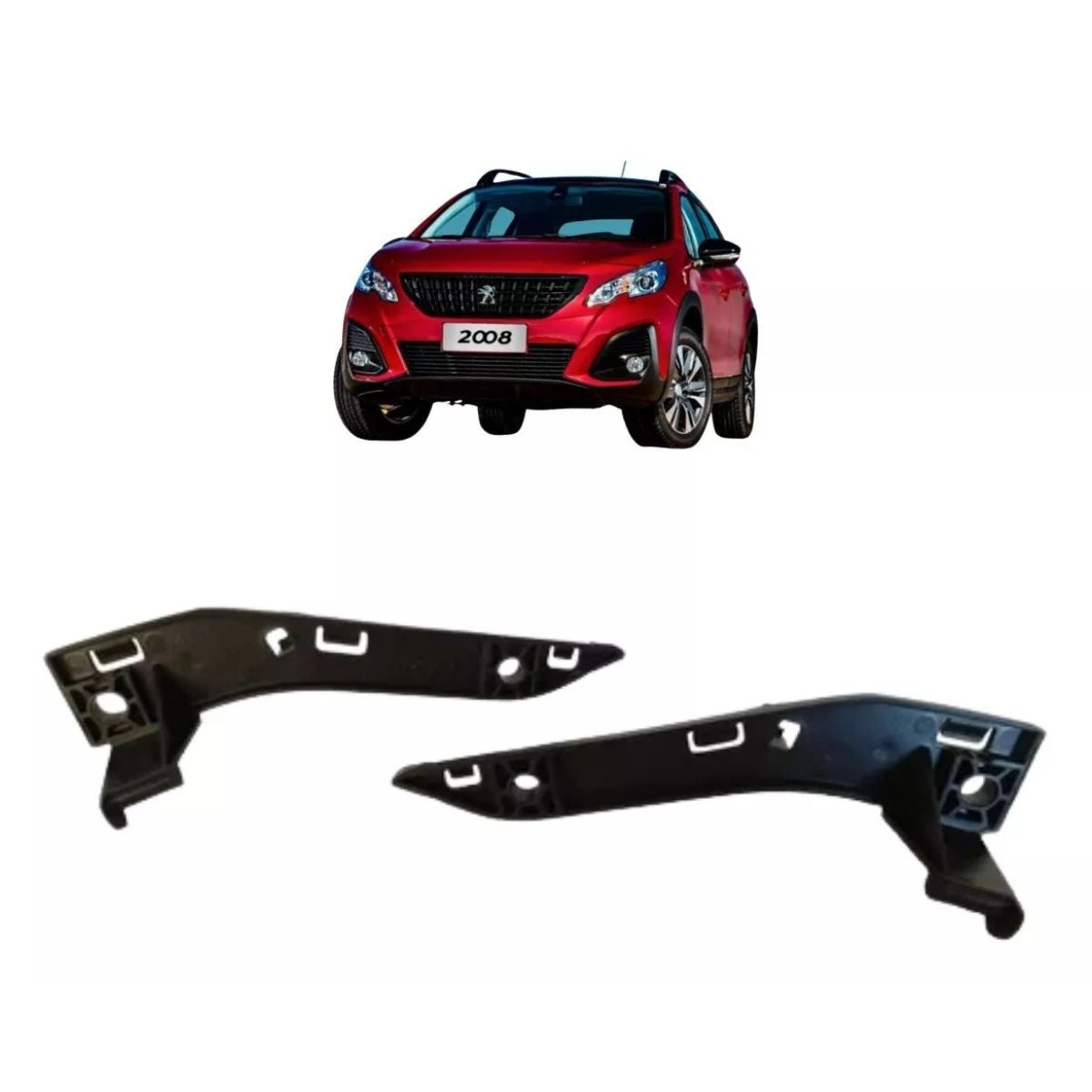Soporte guía parachoques delantero Peugeot 208 2015-2019 (OEM: 1613271980)