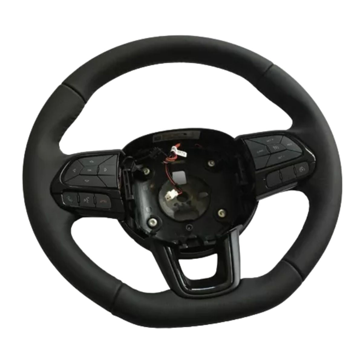 Volante de cuero con Paddle Shift y comandos de radio con arnés eléctrico original Fiat Toro (OEM: 100246078)